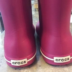 Crocs rain boots